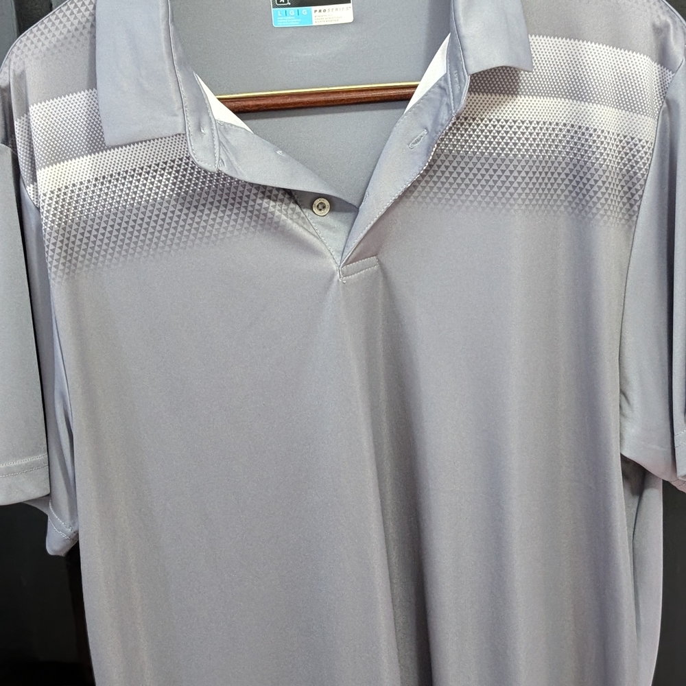 PGA Tour Gray Polo Shirt for a Classic Look